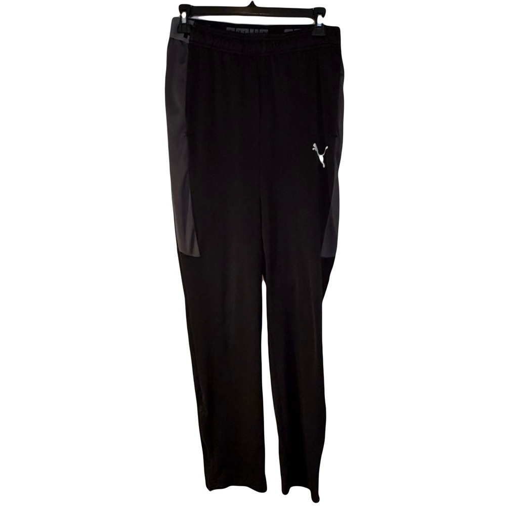 Puma Men's Black & Gray Joggerssize small